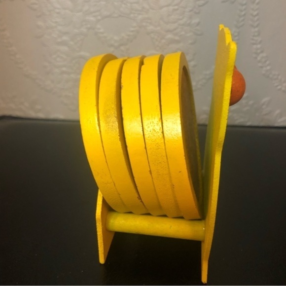 Vintage cute kitsch owl coaster holder granny chic retro - Picture 4 of 8